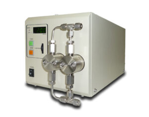 9800シリーズ　汎用高圧送液ポンプ　スラリー流体、高粘度流体、高温流体も流せます。